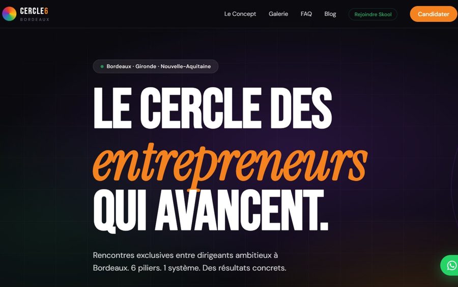 Réseau Entrepreneurs, site local