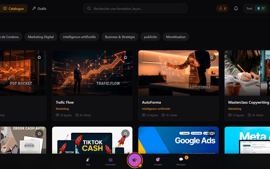 Stupeflix, formation et communauté